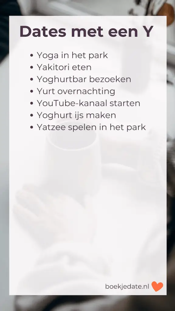 Dates met een Y